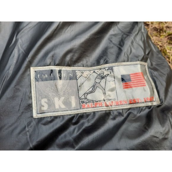 Ralph Lauren Large Vintage Ski Jacket. Thick / Puffer.Hood Hides In Neck Zipper - Picture 5 of 16